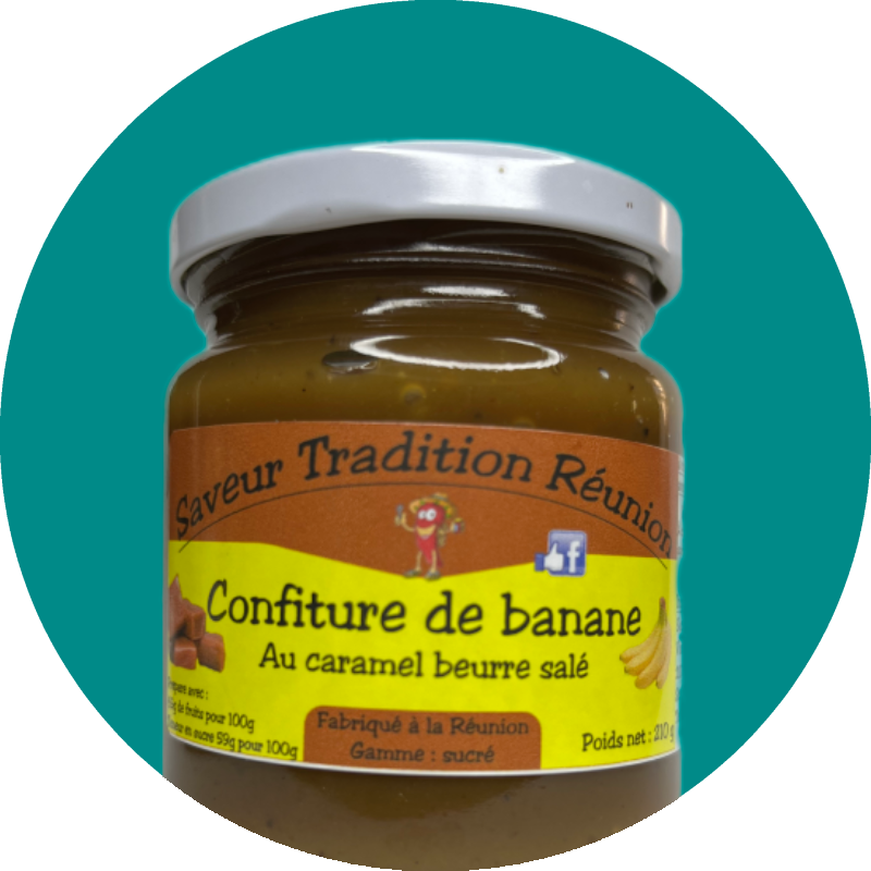 Saveur tradition Réunion - Confiture caramel beurre salé