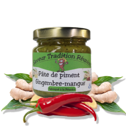 Saveur Tradition Reunion : pate de piment au gingembre-mangue