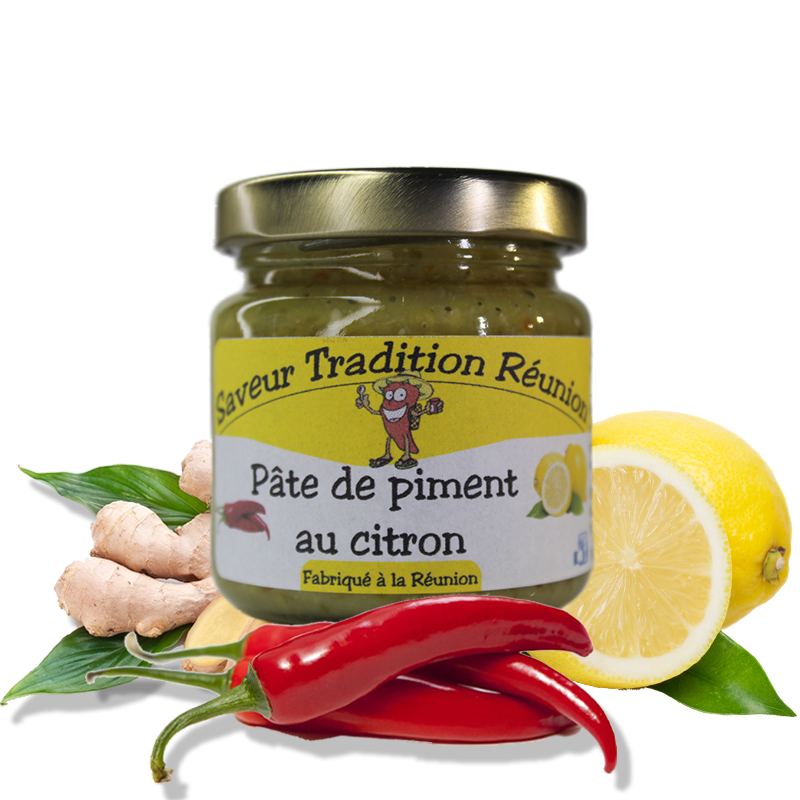 Saveur Tradition Reunion : pate de piment au citron