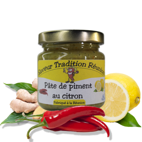 Saveur Tradition Reunion : pate de piment au citron