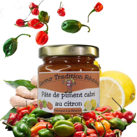 Saveur Tradition Reunion : pâte de piment cabri au citron