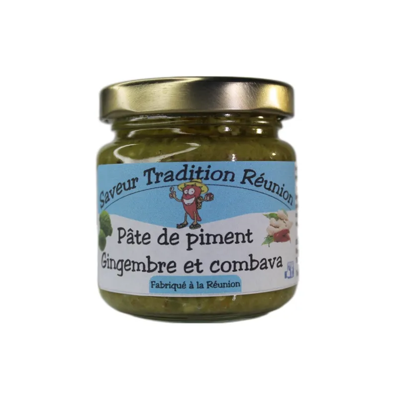 pate de piment, gingembre, combava, saveur tradition reunion, piment, sauce piquante