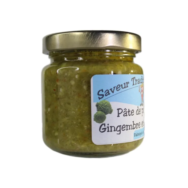 Pâte de piment vert réunion – Gingembre & Combava