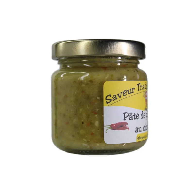 Saveur et tradition, pate de piment au citron, piment, sauce piquante, reunion