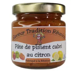 Saveur tradition reunion, pate de piment cabri au citron