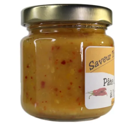 Saveur tradition reunion, pate de piment orange , piment, saveur et tradition, reunion, sauce piquante, tangor,