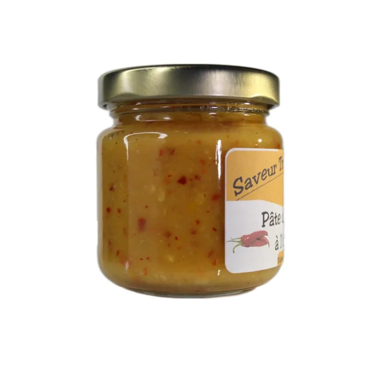 Saveur tradition reunion, pate de piment orange , piment, saveur et tradition, reunion, sauce piquante, tangor,