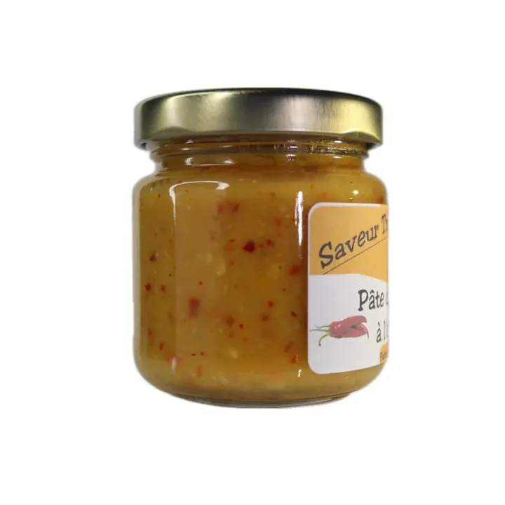 Saveur tradition reunion, pate de piment orange , piment, saveur et tradition, reunion, sauce piquante, tangor,