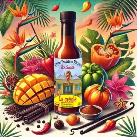 Saveur tradition reunion, sauce piquante, la creole , piment, saveur et tradition, reunion, pate de piment