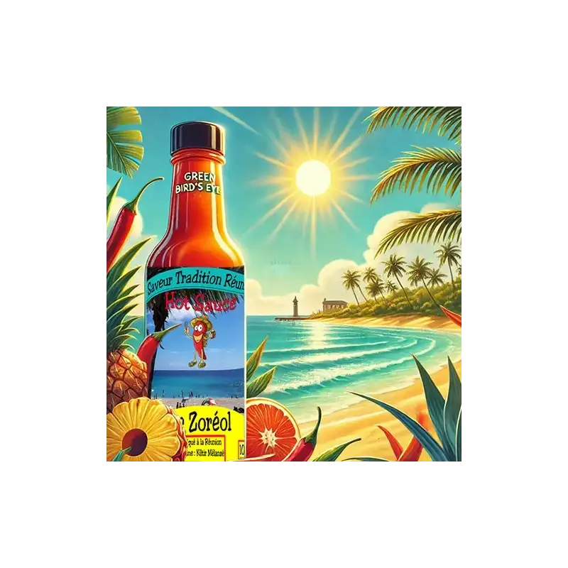 Saveur tradition reunion, sauce piquante, le zoreol , piment, saveur et tradition,