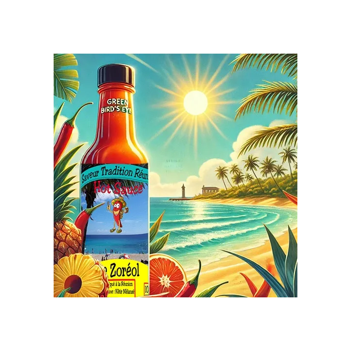 Saveur tradition reunion, sauce piquante, le zoreol , piment, saveur et tradition,