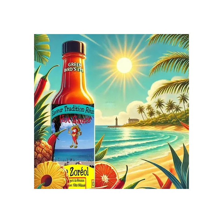 Saveur tradition reunion, sauce piquante, le zoreol , piment, saveur et tradition,