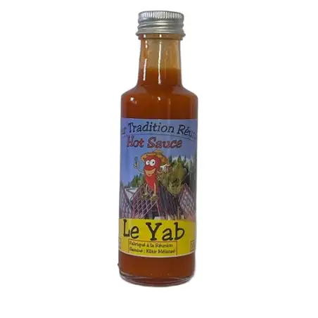 Hot sauce Le Yab artisanale – habanero rouge 100 000 SHU