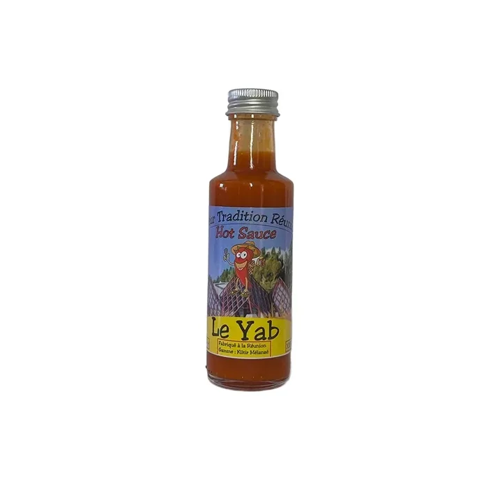Hot sauce Le Yab artisanale – habanero rouge 100 000 SHU