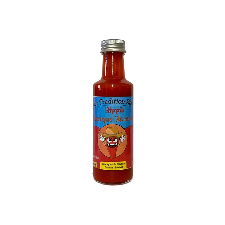 Sauce piquante Hippik Sriracha – Habanero rouge 600 000 SHU – Saveur Tradition Réunion
