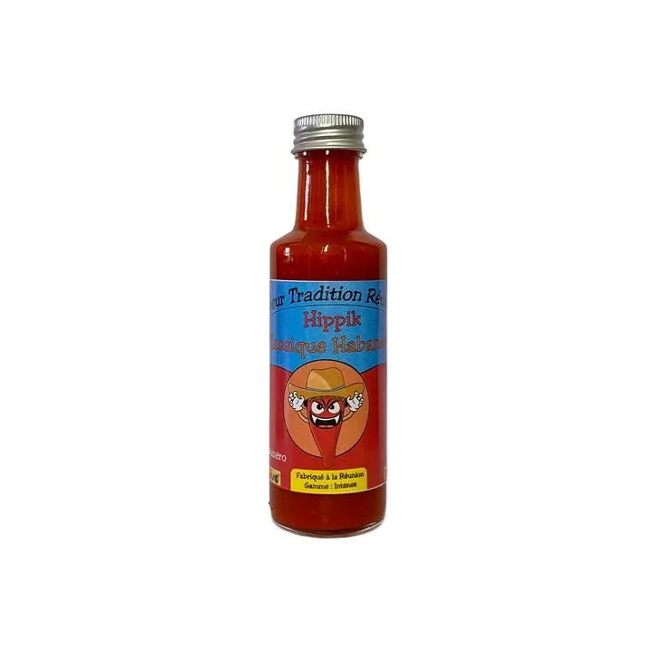 Sauce piquante Hippik Sriracha – Habanero rouge 600 000 SHU – Saveur Tradition Réunion