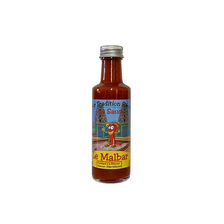 Bouteille de sauce piquante Le Malbar – Saveur Tradition Réunion
