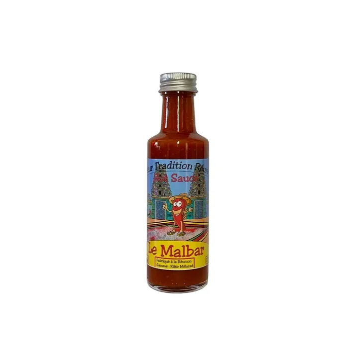 Bouteille de sauce piquante Le Malbar – Saveur Tradition Réunion