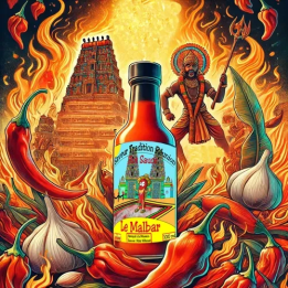 sauce piquante Le Malbar 300 000 SHU – Saveur Tradition Réunion
