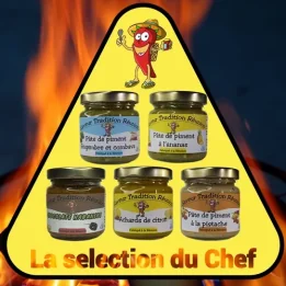 Saveur et tradition, reunion, la sélection du chef, pate de piment, piment, sauce piquante