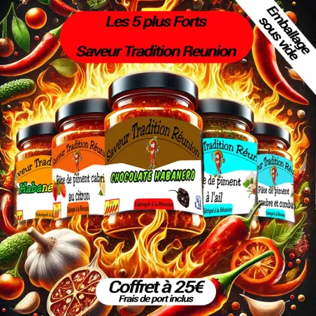 (Envoi international ) Les 5 plus forts - format sachet sous vide