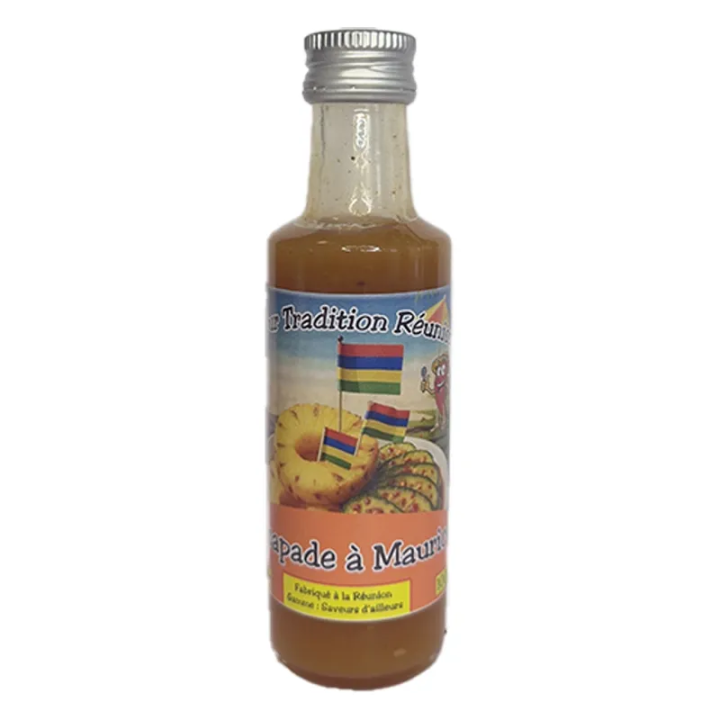 Bouteille de sauce piquante Escapade à Maurice – Saveur Tradition Réunion
