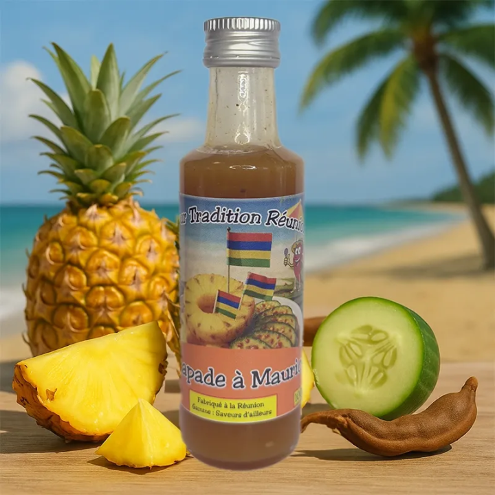 sauce piquante Escapade à Maurice – piment oiseau rouge, ananas et tamarin