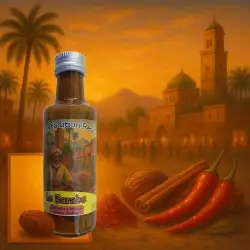hot sauce - le zarabe, datte medjool, paprika, cannelle