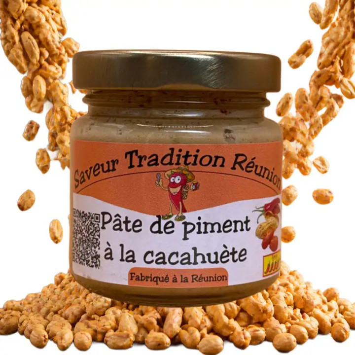 Pâte de piment cacahuète Réunion artisanale