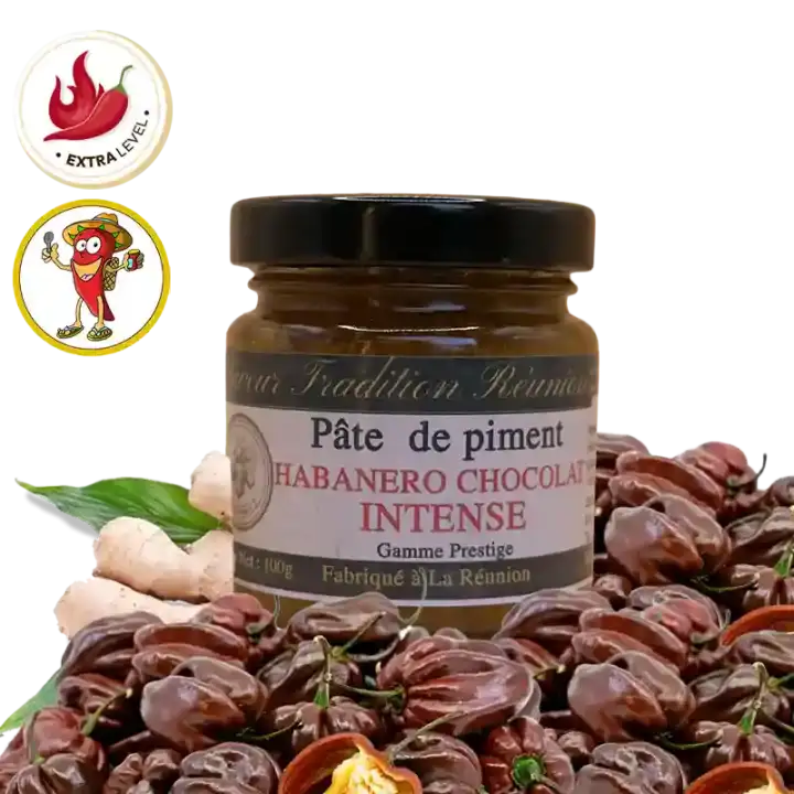 Pâte de piment habanero chocolat – Très forte | Saveur Tradition
