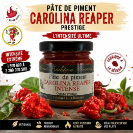 Pâte de Piment Carolina Reaper Prestige | Saveur Tradition Réunion