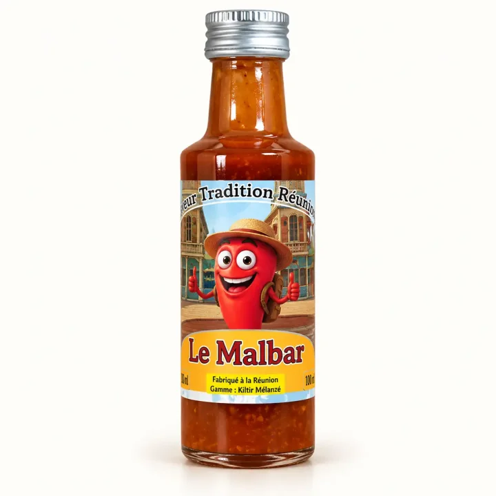 Sauce Piquante Le Malbar – 300 000 SHU | Saveur Tradition Réunion