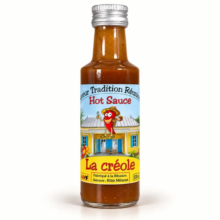 Sauce piquante La Créole – Habanero chocolat, mangue et vanille – Saveur Tradition Réunion