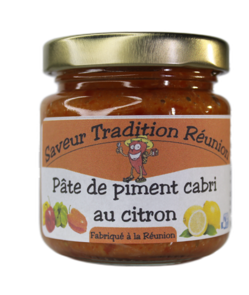 Saveur Tradition Reunion : pâte de piment cabri au citron F