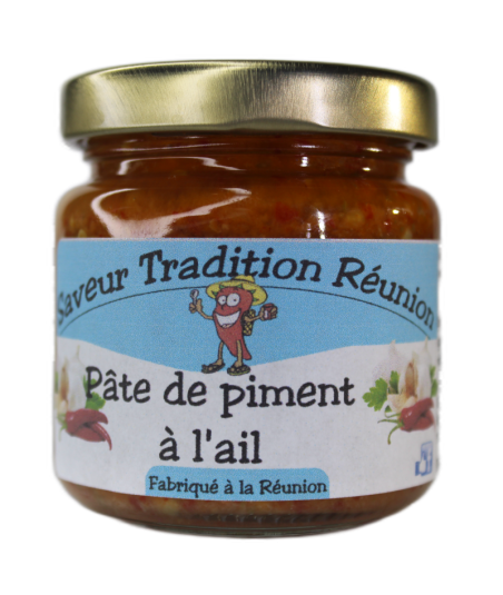 Saveur Tradition Reunion : pate de piment cabri a l ail F