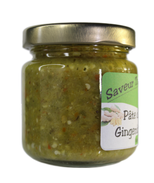 Saveur Tradition Reunion : pate de piment au gingembre-mangue C