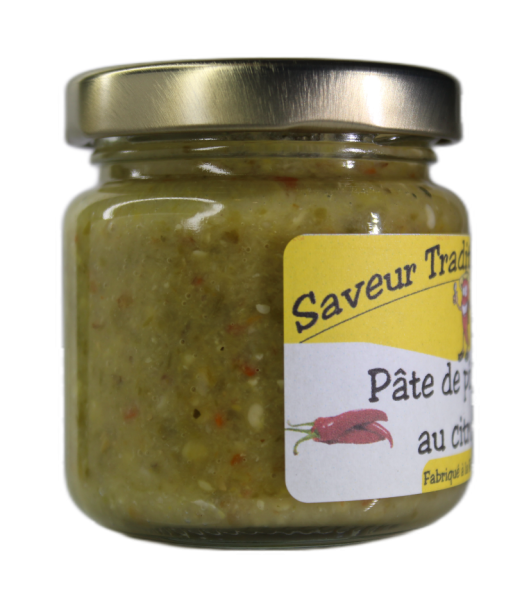 Saveur Tradition Reunion : pate de piment au citron C