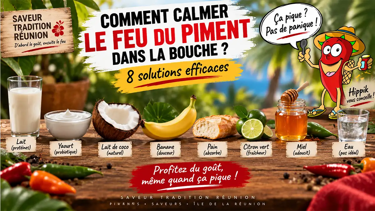 Comment calmer le feu du piment dans la bouche
