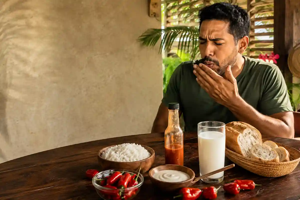 Comment calmer le feu du piment dans la bouche